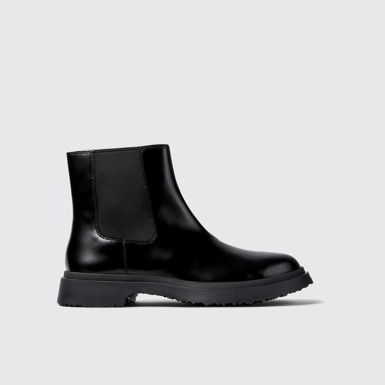 Walden Botines de piel negra para hombre